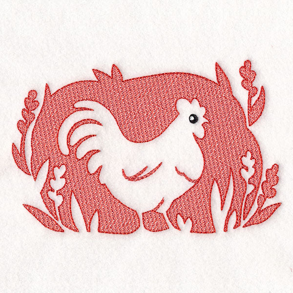 Country Chicken (Embossed)
