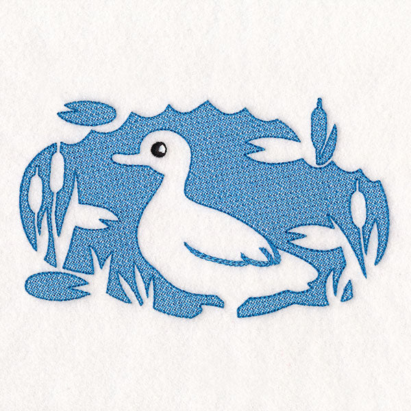 Country Duck (Embossed)