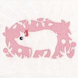 Country Pig (Embossed)