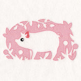 Country Pig (Embossed)