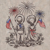 Americana Sunbonnet Sue & Fisherman Fred