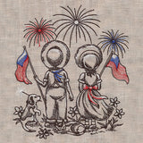 Americana Sunbonnet Sue & Fisherman Fred