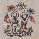 Americana Sunbonnet Sue & Fisherman Fred