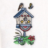 Americana Birdhouse Block Party Border 2