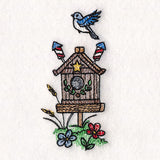 Americana Birdhouse Block Party Border 4