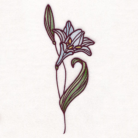 Lily Stained Glass Bloom
