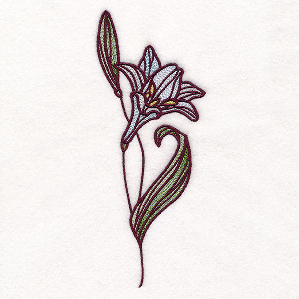 Lily Stained Glass Bloom