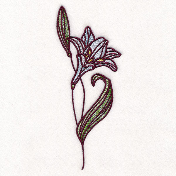 Lily Stained Glass Bloom