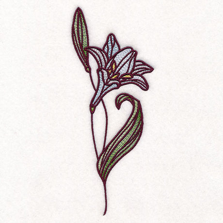 Lily Stained Glass Bloom