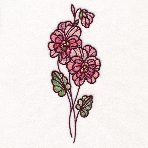 Pansy Stained Glass Bloom