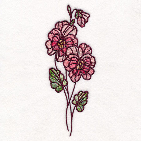 Pansy Stained Glass Bloom