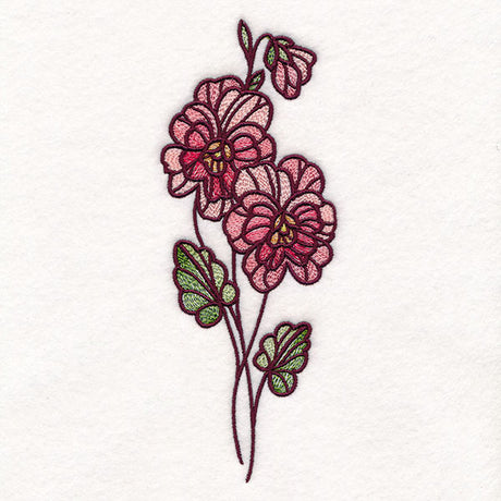 Pansy Stained Glass Bloom