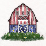 Rustic Patriotic Barn