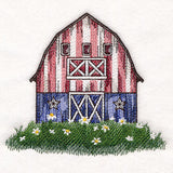 Rustic Patriotic Barn