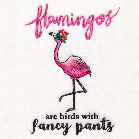 Fancy Pants Flamingo