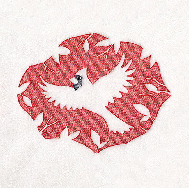 Flying Cardinal (Embossed)