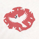 Flying Cardinal (Embossed)