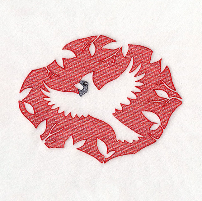 Flying Cardinal (Embossed)