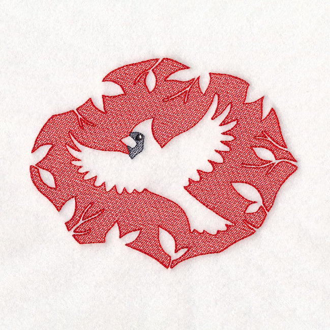 Flying Cardinal (Embossed)