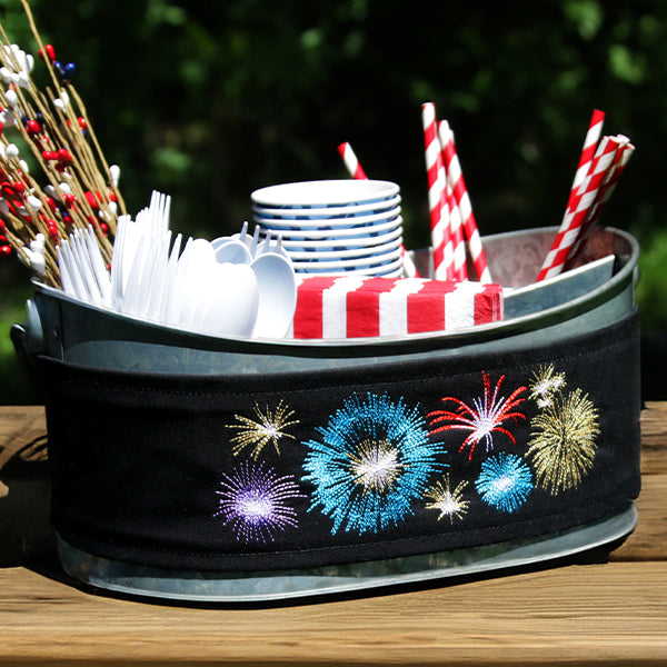 Land of the Free Fireworks Border