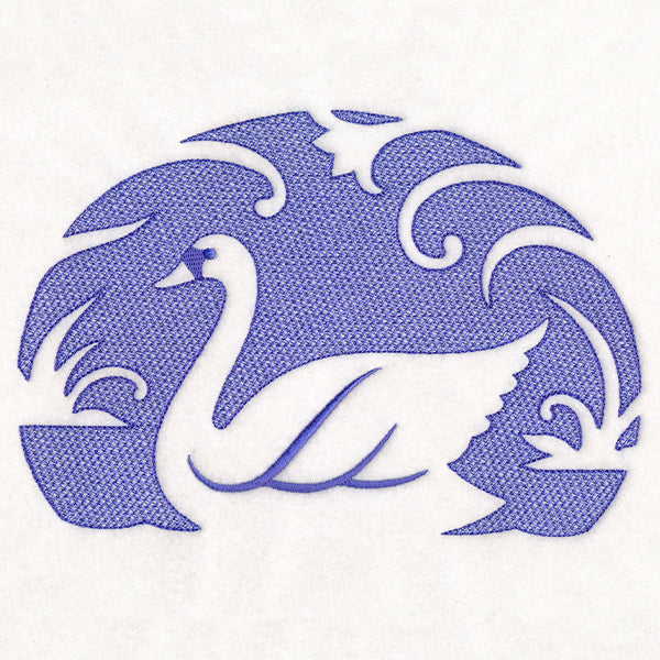 Elegant Swan (Embossed)