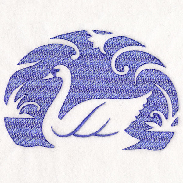 Elegant Swan (Embossed)