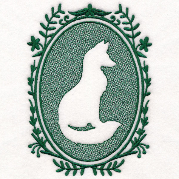 Woodland Fox Cameo (Embossed)