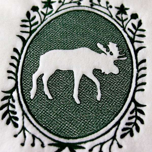 Woodland Moose Cameo (Embossed)