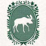 Woodland Moose Cameo (Embossed)