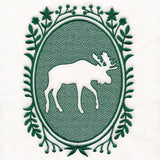 Woodland Moose Cameo (Embossed)