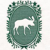 Woodland Moose Cameo (Embossed)