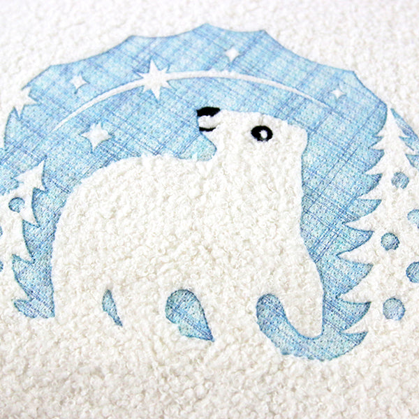 Wintertime Polar Bear (Embossed)