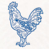 Delft Blue Doodle Chicken
