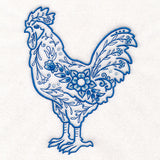 Delft Blue Doodle Chicken