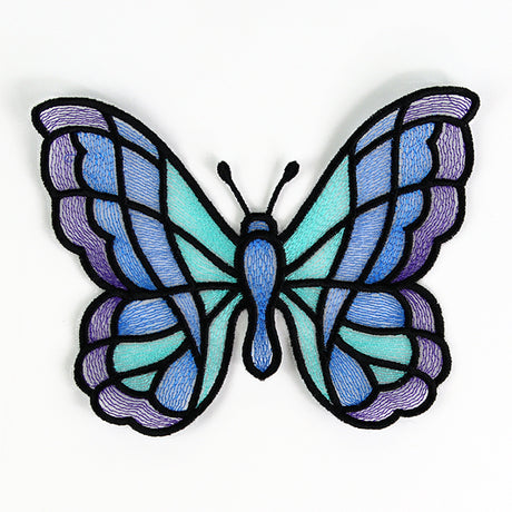 Stained Glass Butterfly 1 (Organza)