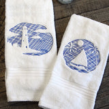 Tropical Sailboat (Embossed)