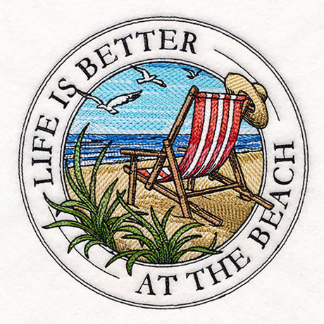 At the Beach Stamp