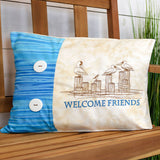 Welcome Friends Pelican Sign