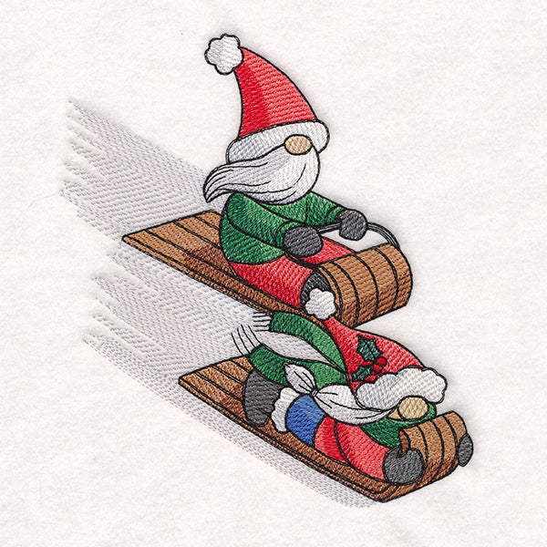Winter Fun Sledding Gnomes