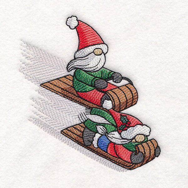Winter Fun Sledding Gnomes