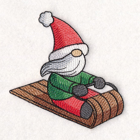 Winter Fun Sledding Gnome - Guy