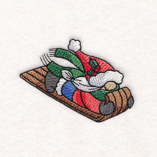Winter Fun Sledding Gnome - Girl