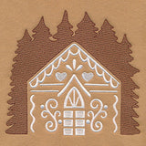 Sweet Gingerbread House (Embossed)