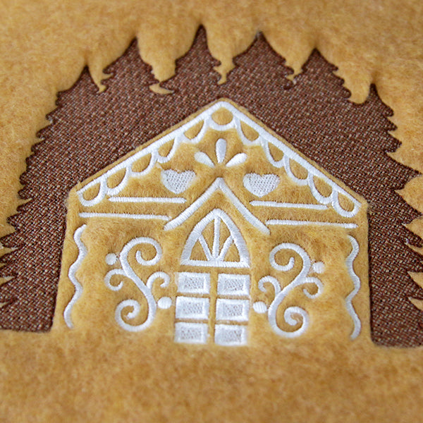 Sweet Gingerbread House (Embossed)