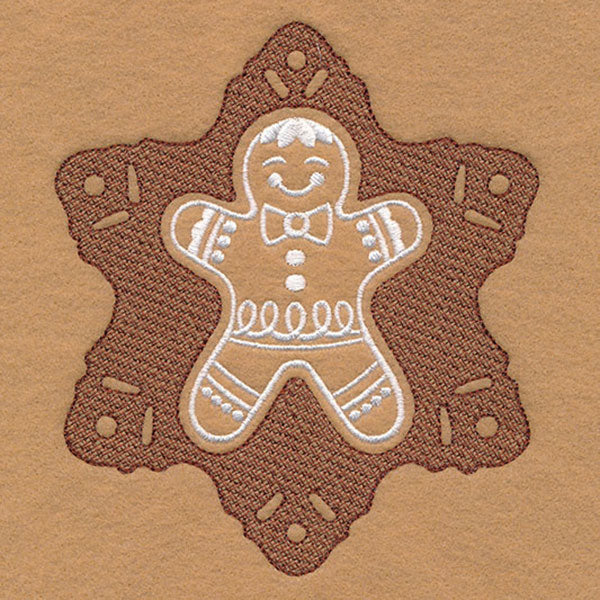 Sweet Gingerbread Cookie (Embossed)
