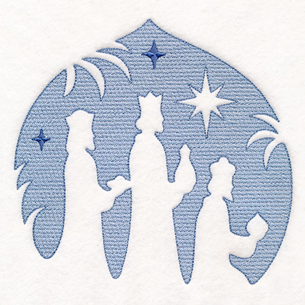 Faithful Christmas - Three Wisemen (Embossed)