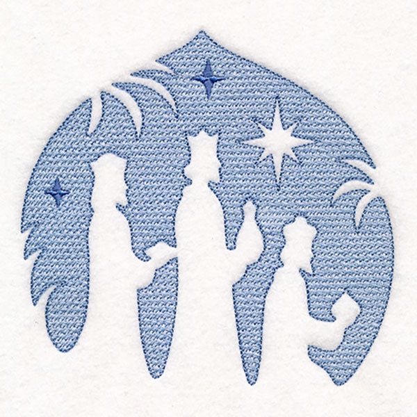 Faithful Christmas - Three Wisemen (Embossed)