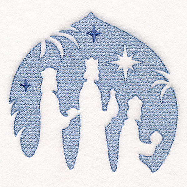 Faithful Christmas - Three Wisemen (Embossed)