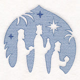 Faithful Christmas - Three Wisemen (Embossed)