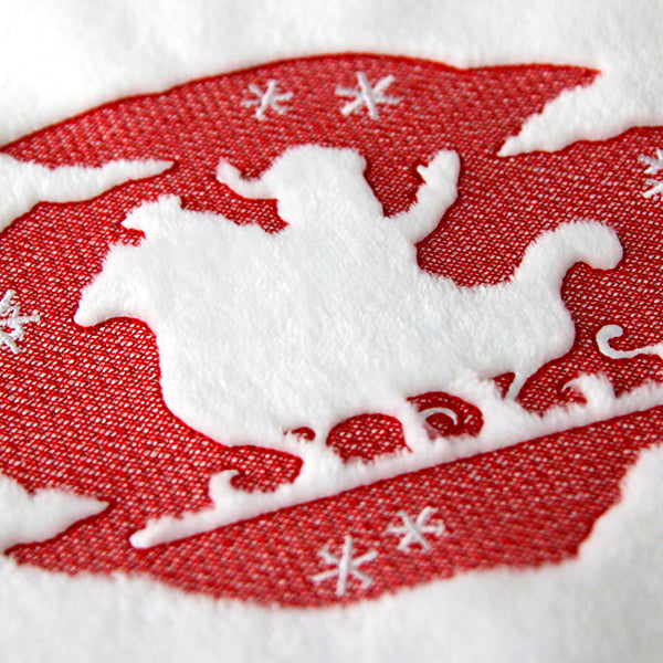 Classic Christmas - Santa's Sleigh (Embossed)
